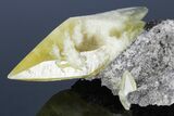 Twinned Calcite Crystal on Dolomite Matrix - Missouri #176009-1